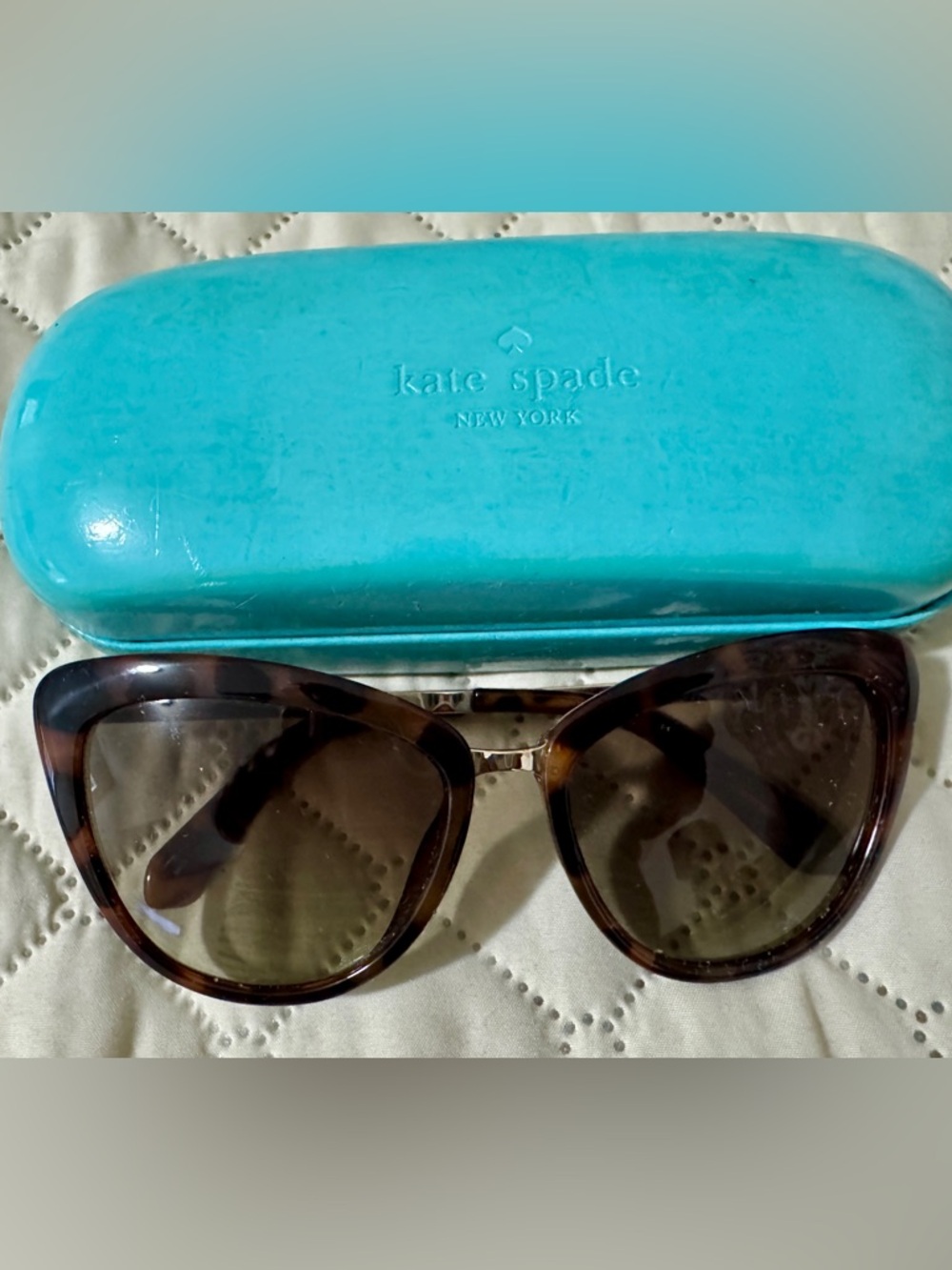 Authentic Kate Spade Tortoise Shell Sunglasses